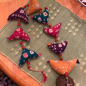 Traditional tribal decorative bell/Silver sequins